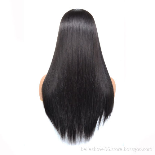glueless u part synthetic  front free natural silky straight wave frontal black women band highlight  honey brown color afro wig